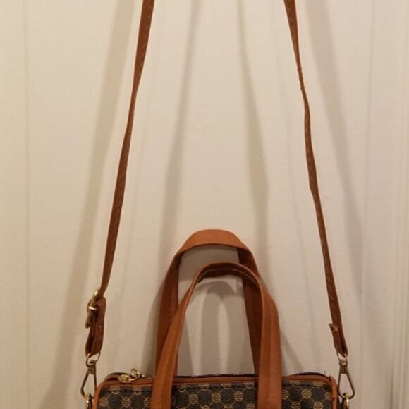 Small Mini Brown Cognac Speedy Crossbody Handbag - Picture 7 of 11